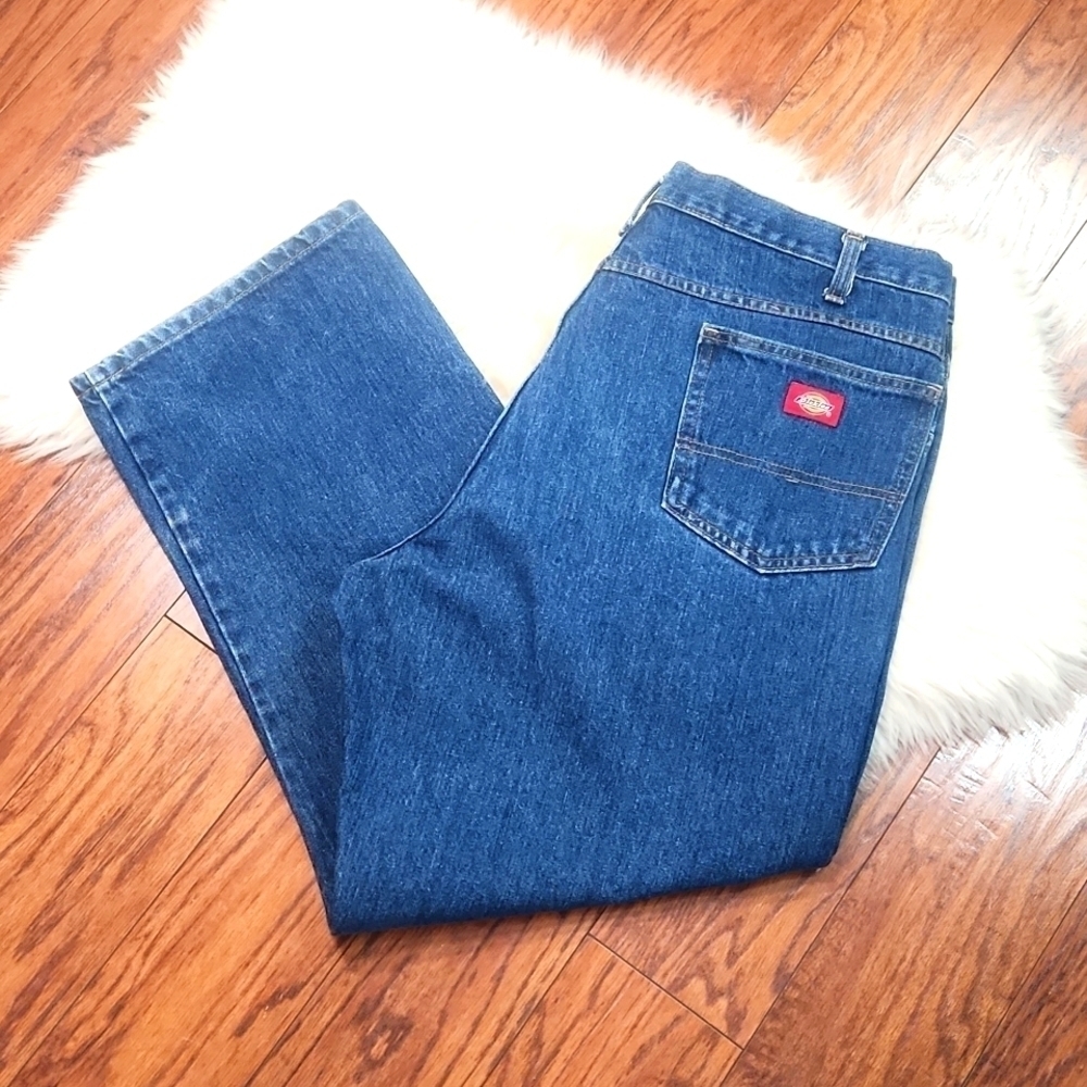 Dickies Mens Darks Wash Straight Leg Jean's - Picture 2 of 6